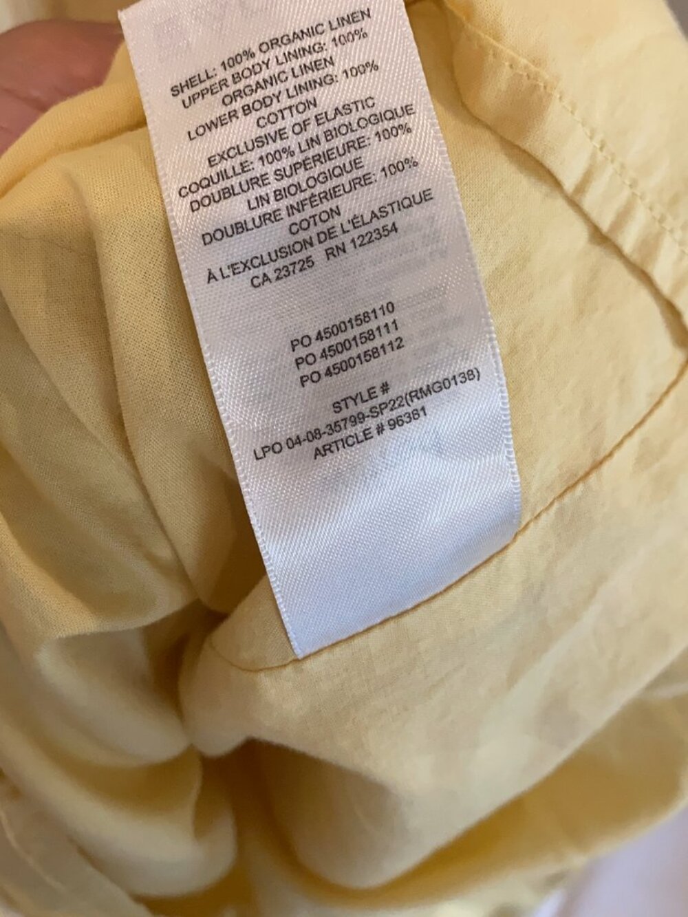 Aritzia Wilfred Organic Linen Midi Dress | 6 | Medium - Picture 10 of 10